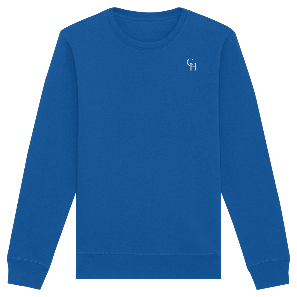 Blau Negativ Sweater - Organic Basic Unisex Sweatshirt